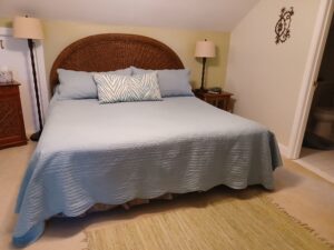 The Calabash Room Kingsized Bed | Inn on Bath Creek