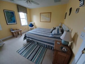 Pamlico Room | Inn on Bath Creek | Queen Sized Bed and Window View